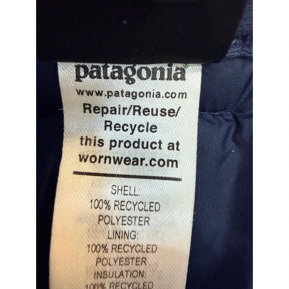 Patagonia Kids XL 14 Insulated Snow Ski Pants Navy Blue 68560 FA23